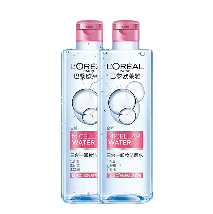 欧莱雅 两只装大毫升卸妆水