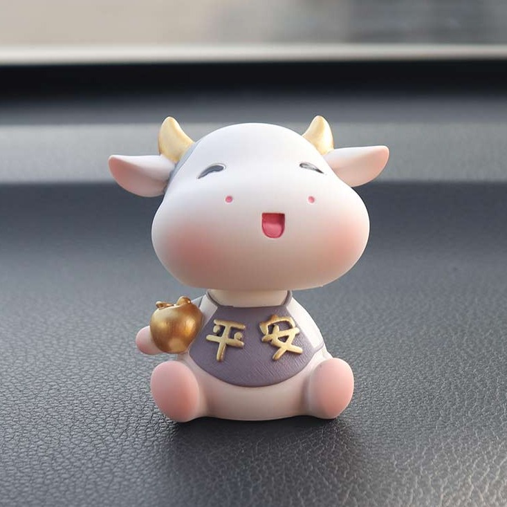 合梦 摇头公仔汽车摆件