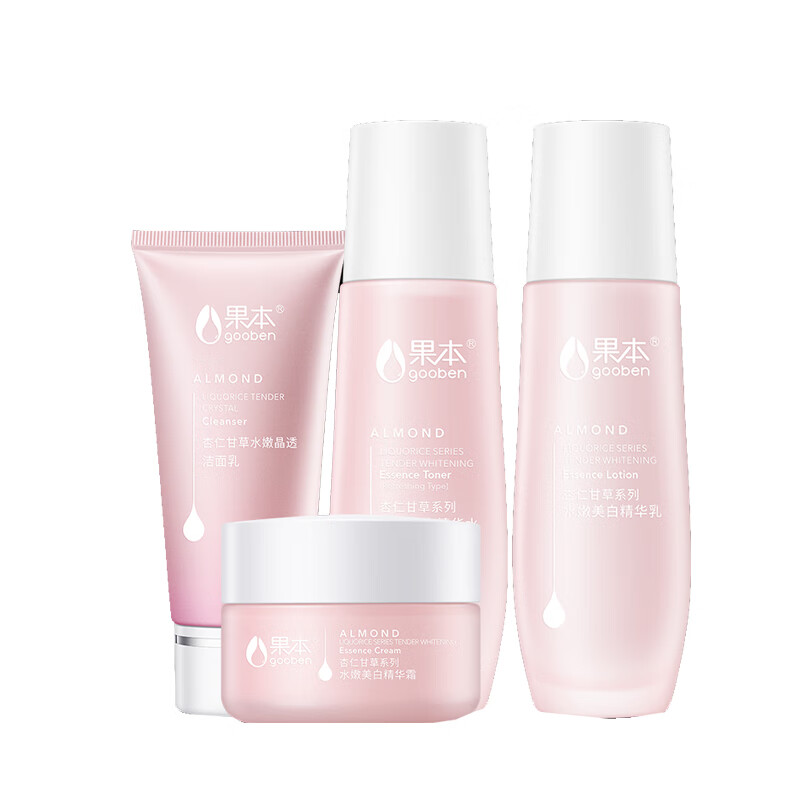 果本 杏仁甘草水嫩护肤套装