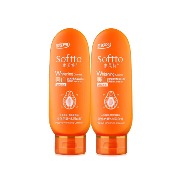 索芙特 木瓜白肤洗面奶