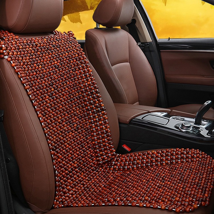 禹熠木珠单片汽车座垫