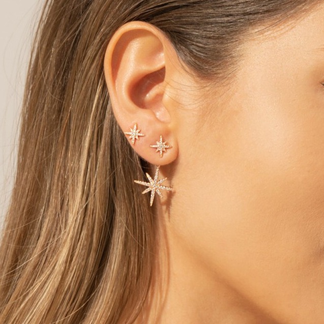 APMM 六芒星银耳饰