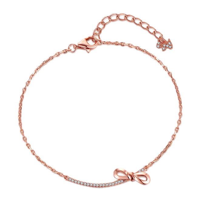 瑷嘉莎 微笑蝴蝶结手链