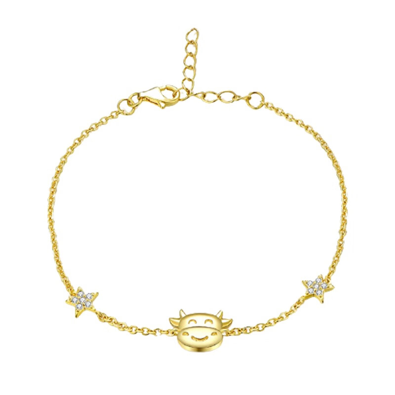 xlove 耐戴小金牛手链