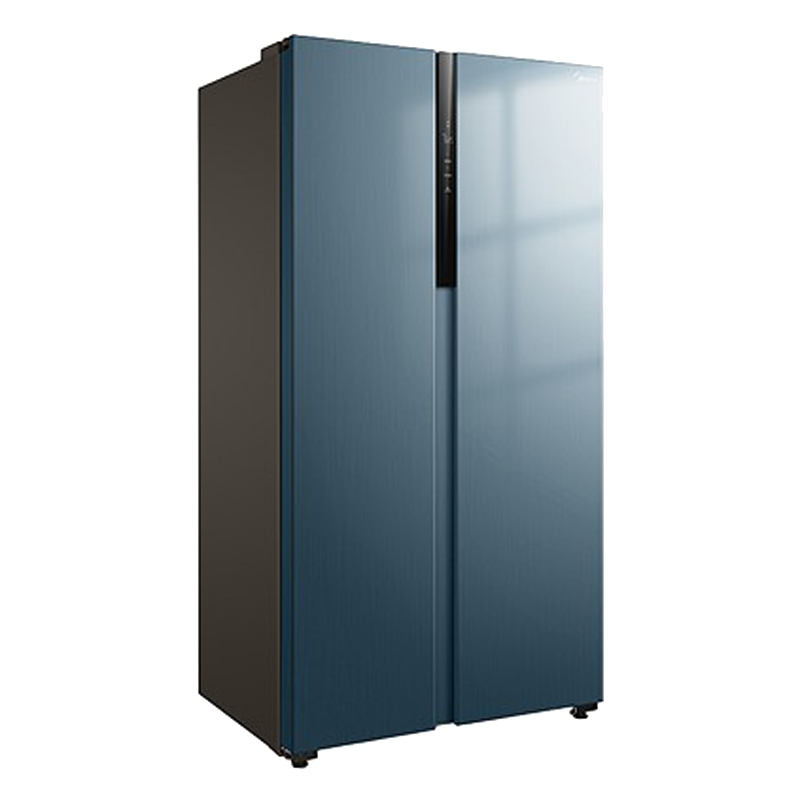 美的 分区储存对开门冰箱