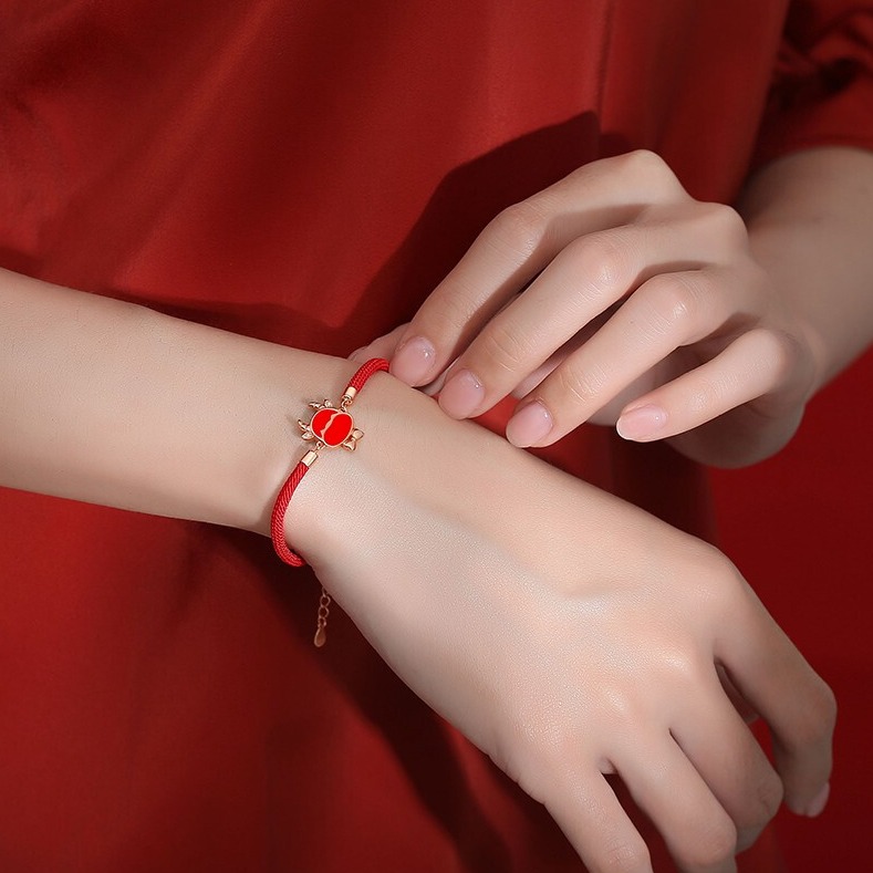 沉鱼落雁红绳编织手链