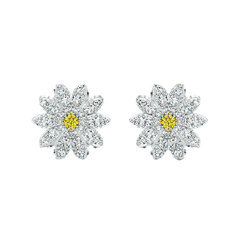施华洛世奇 小花造型耳饰