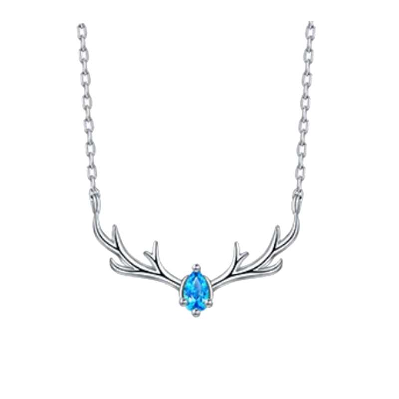 卡蒂罗鹿角造型项链