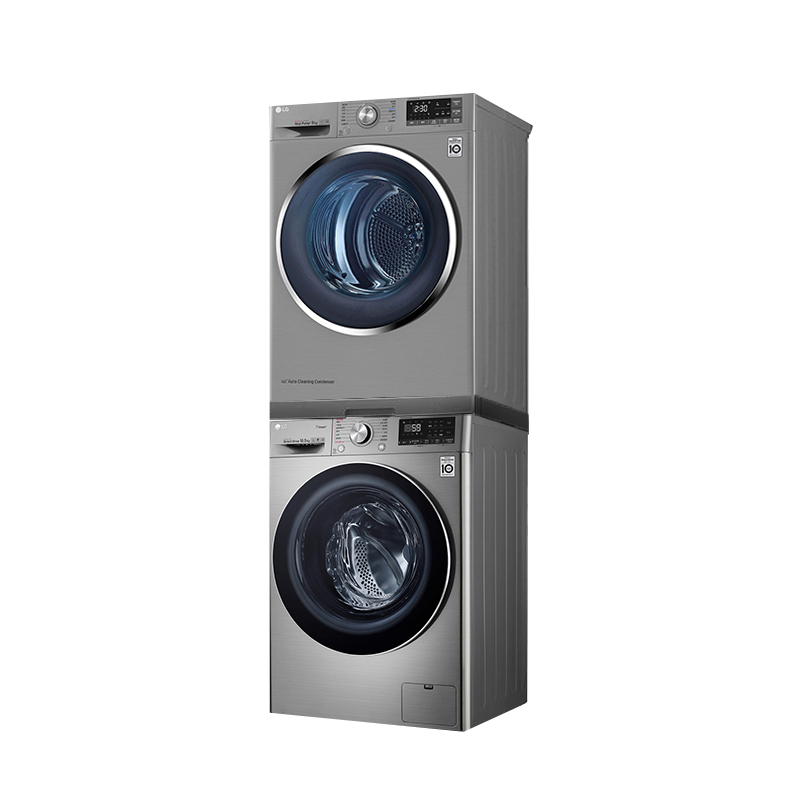 LG 自清洁变频洗烘套装