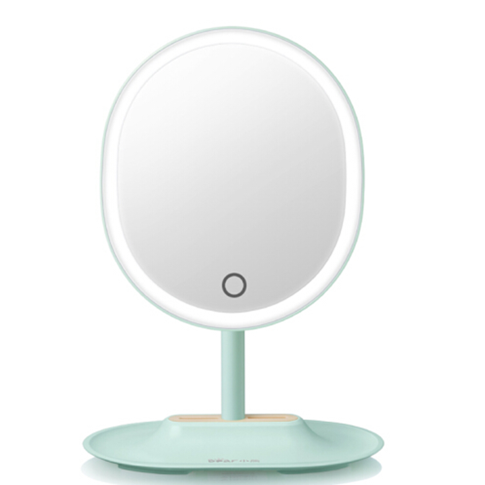 小熊 LED桌面便携补光化妆镜