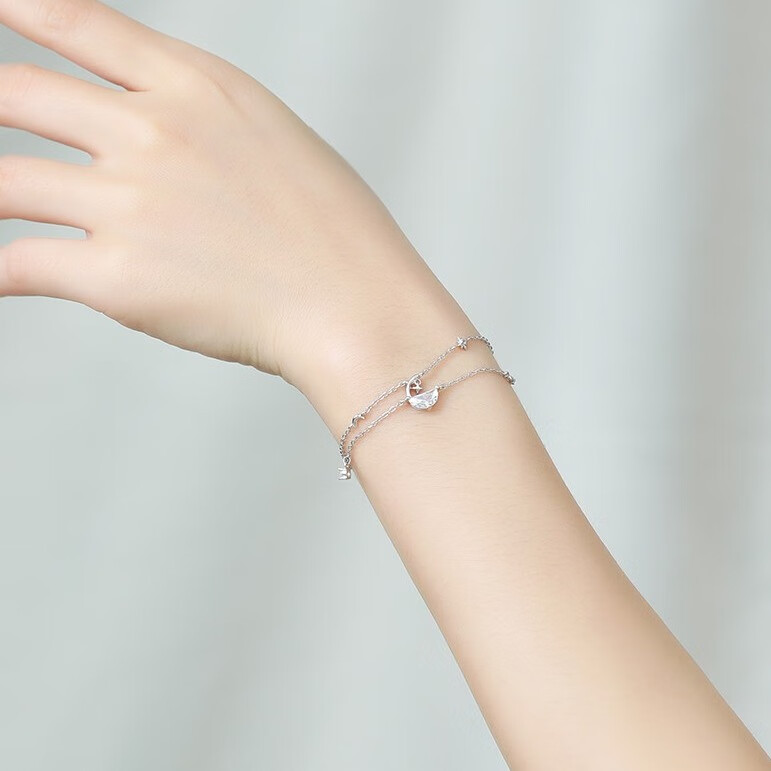 JG 简约森系月半清泉手链