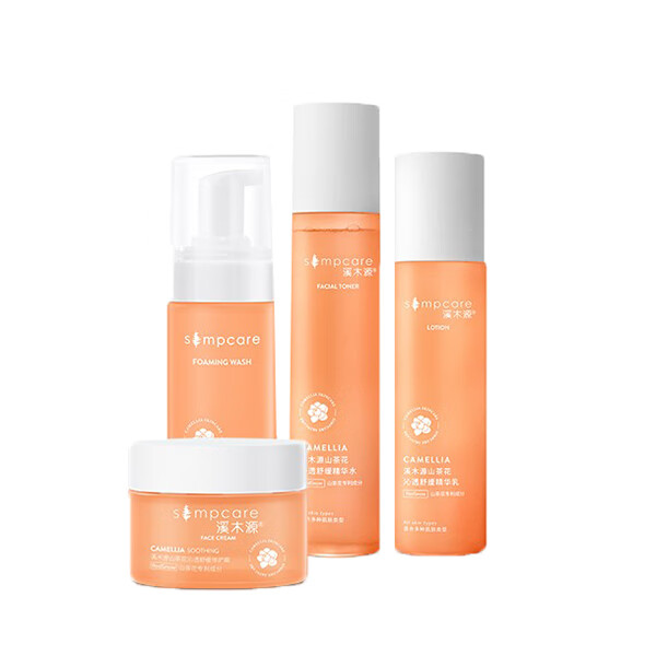 溪木源 山茶花舒缓护肤套装