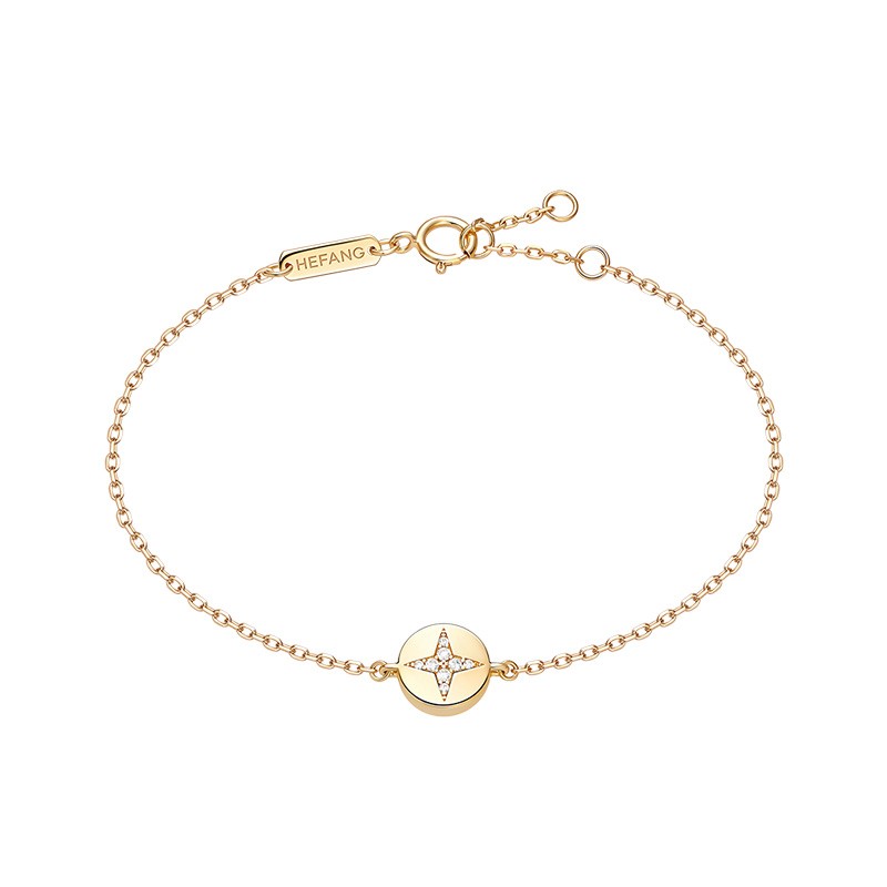 何方珠宝 星星币 手链