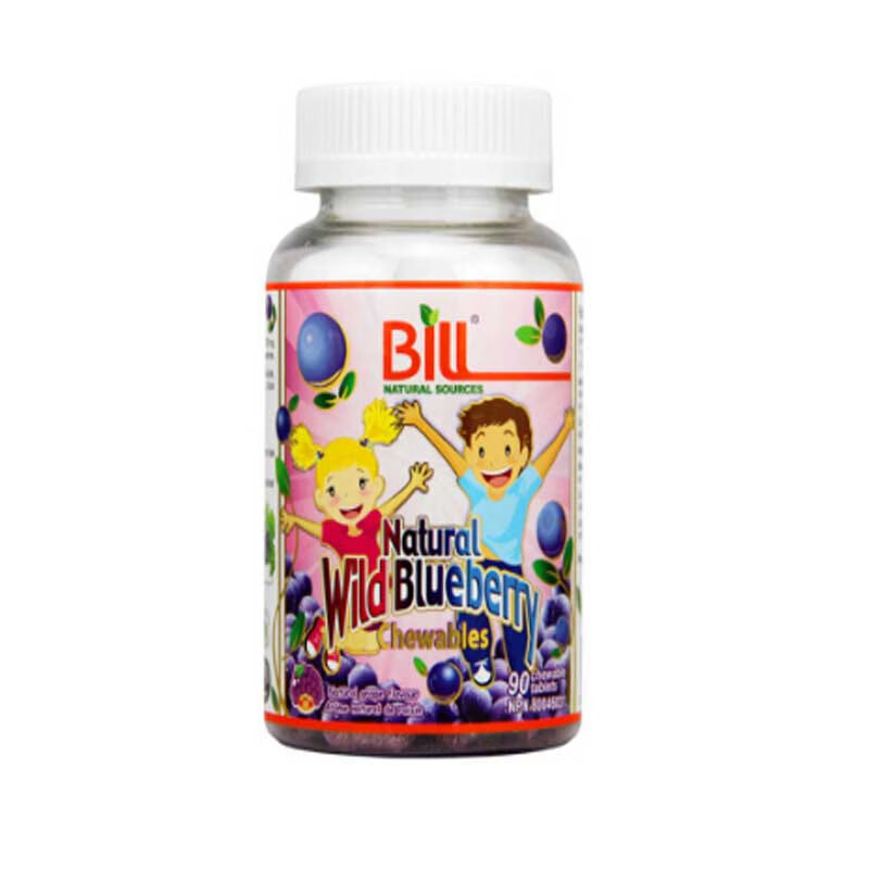 康加美 儿童 蓝莓咀嚼片