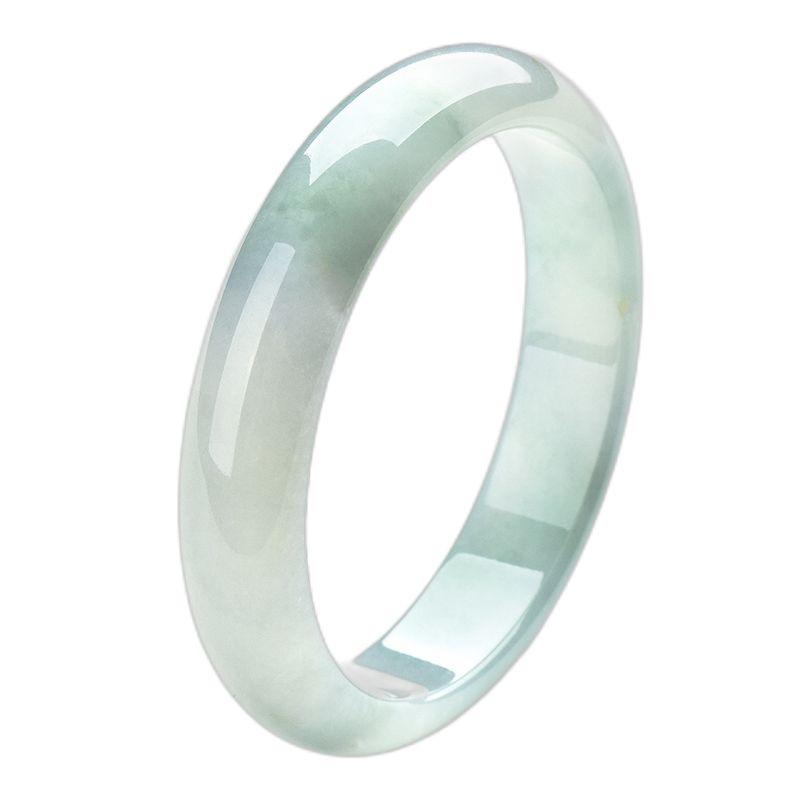 绿翠玉楼 简约大气翡翠手镯