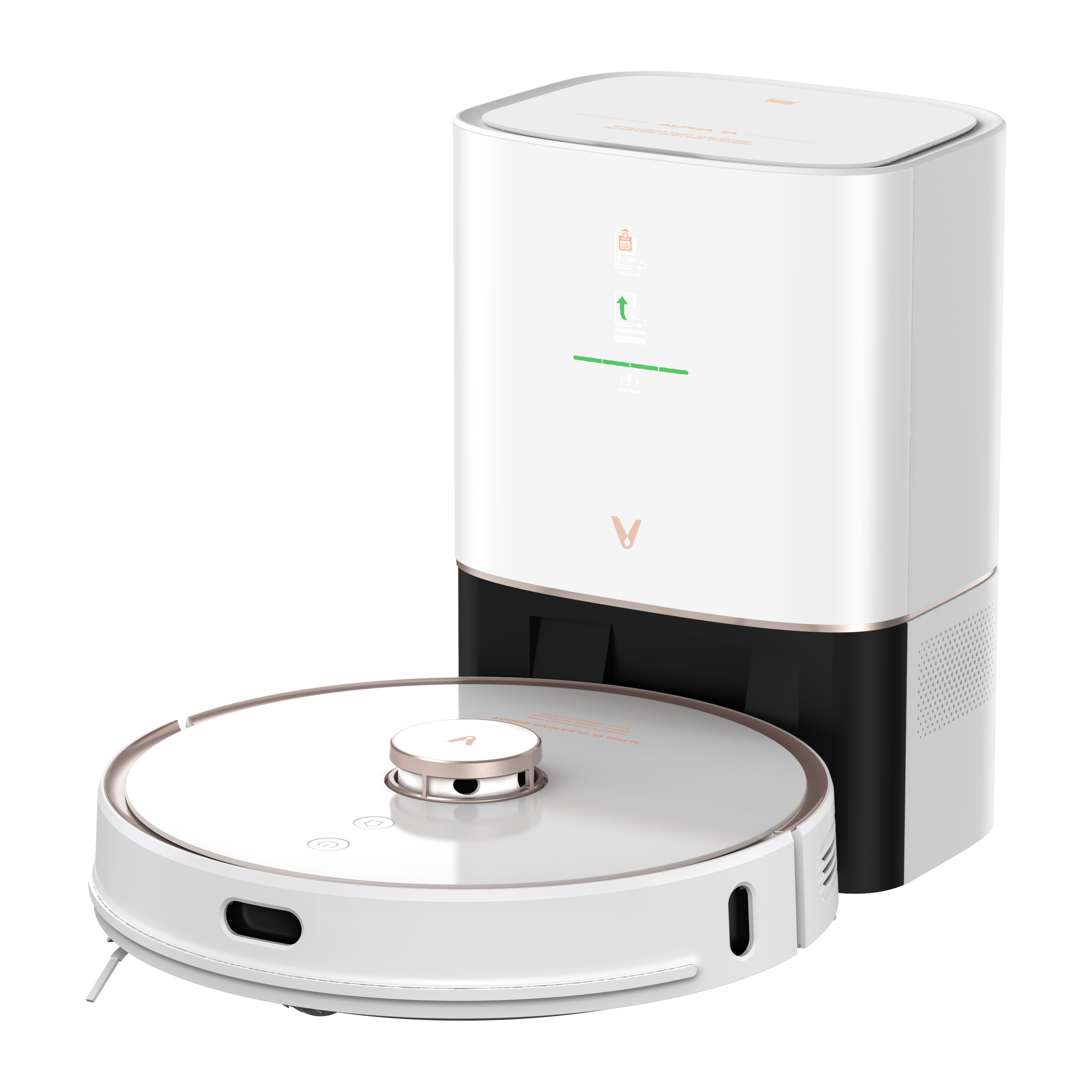 云米 自动集尘大吸力扫地机器人