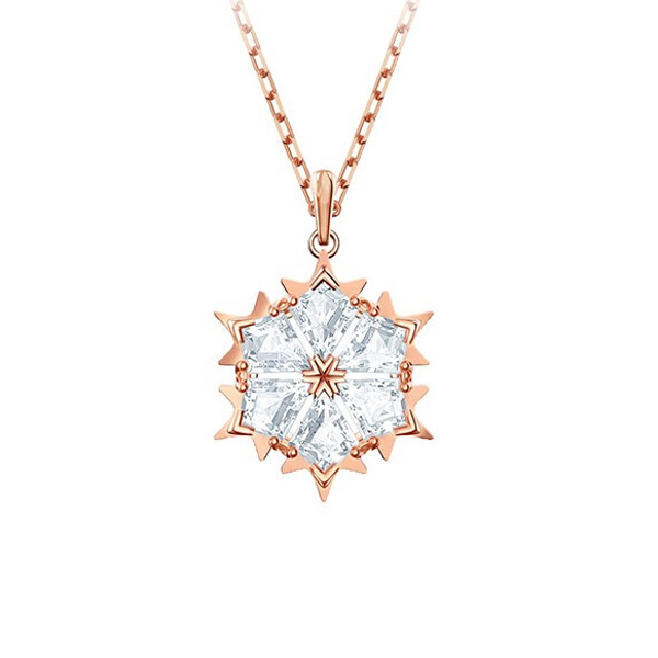 施华洛世奇 唯美浪漫雪花项链女