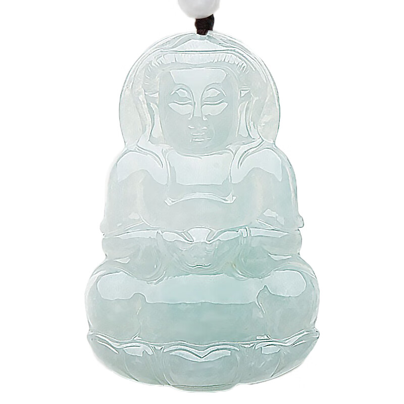 可玉可求 男款玉观音翡翠吊坠