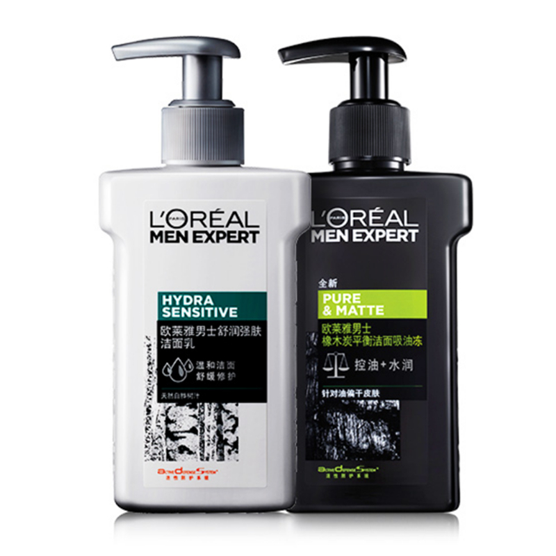 欧莱雅 温和补水男士洁面乳