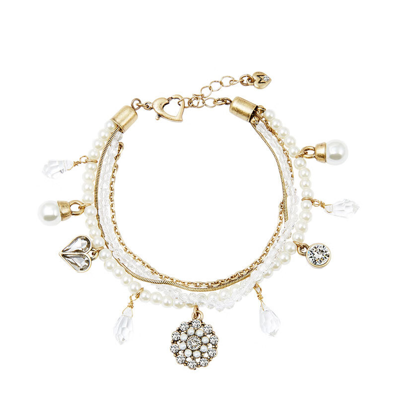 玛汀薇思 水晶珍珠手链