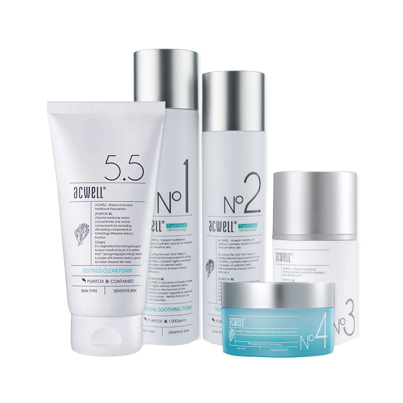 艾珂薇 补水控油护肤套装