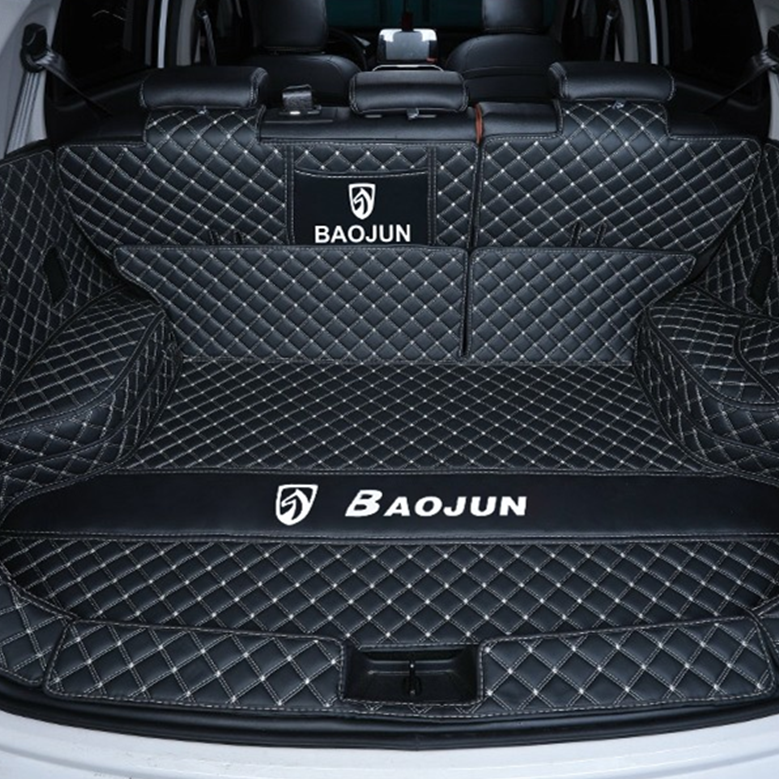 龙马先森黑米全包后备箱垫