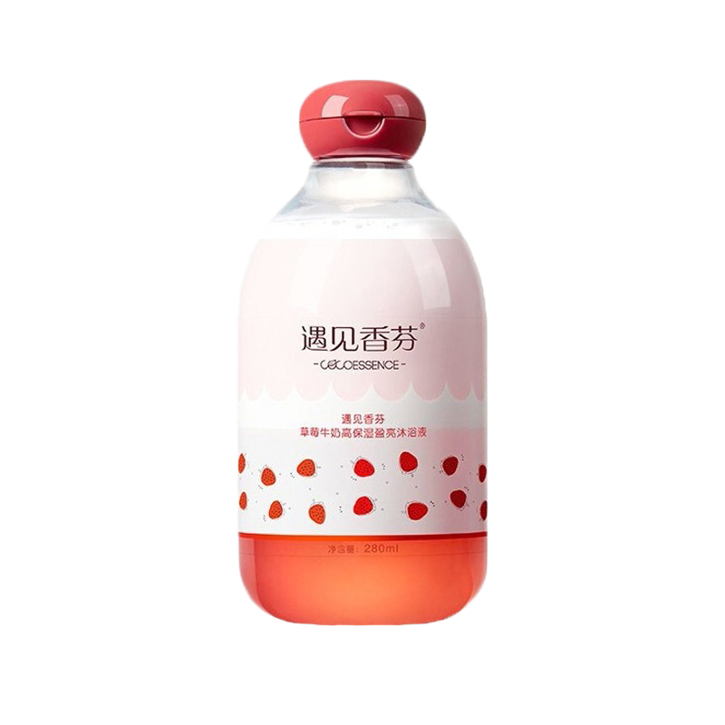 遇见香芬 草莓牛奶沐浴露