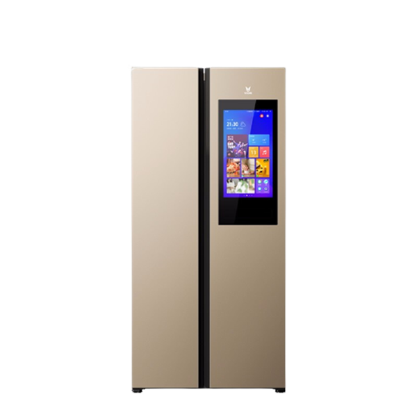 云米 触控灵敏 对开门冰箱