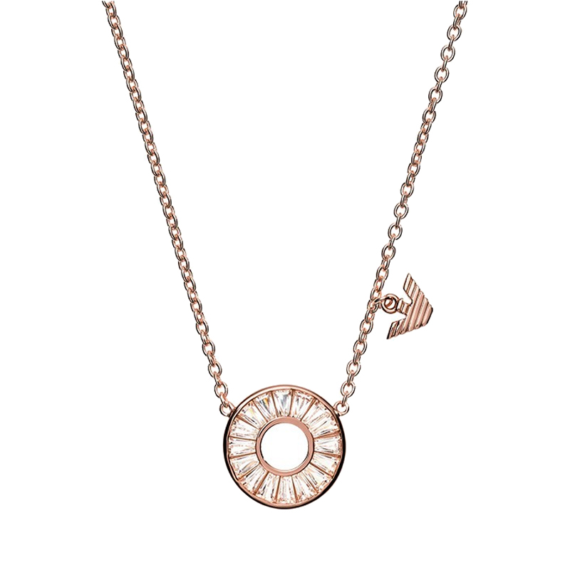 阿玛尼 几何环形 项链