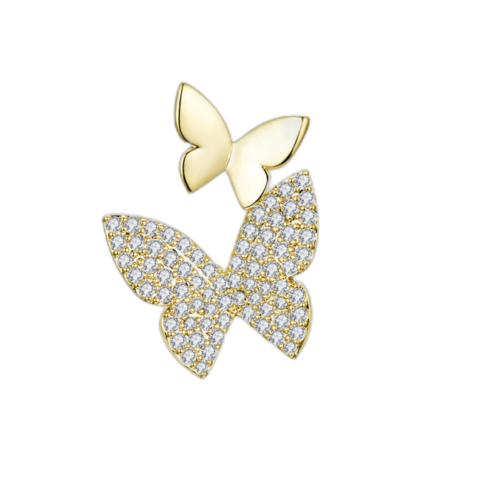 兰际 手工镶钻胸针