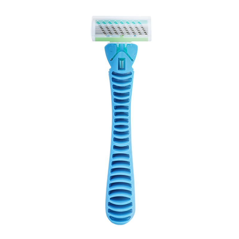 依莲花 蓝色手动刮毛刀