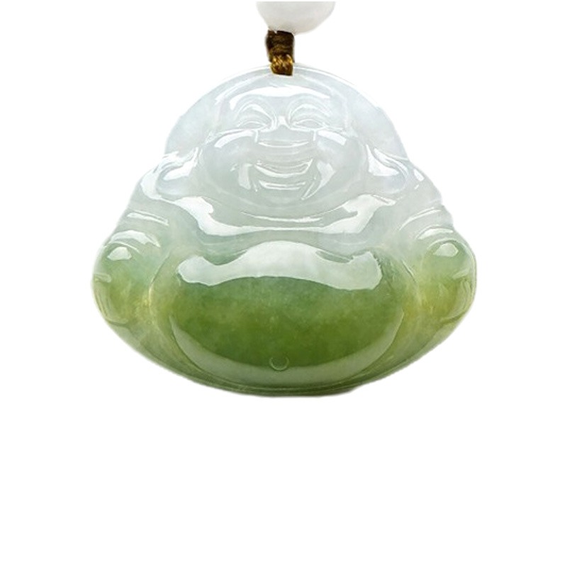 千载一玉 飘油笑佛 翡翠吊坠