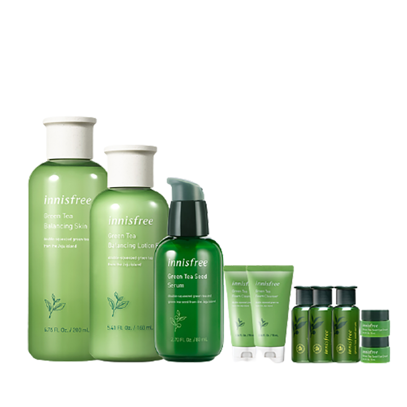 悦诗风吟 绿茶精萃精华水乳套装