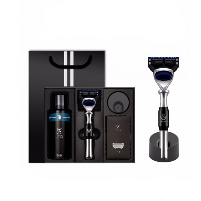 森极 黑银套装 剃须刀