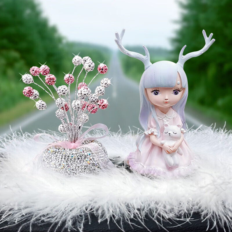 麦巴手工上色汽车摆件