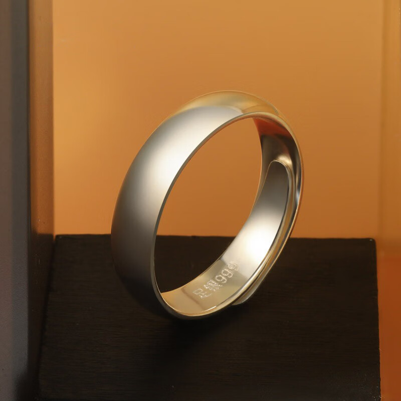 mini&yaya银质抛光戒指