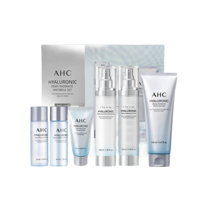 AHC 洁面护肤水乳套装