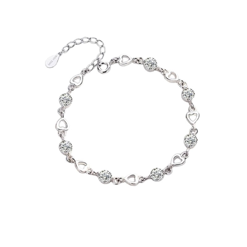 唯一白色锆钻手链