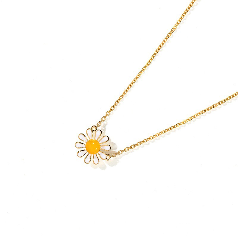 兰际冷淡风小雏菊项链