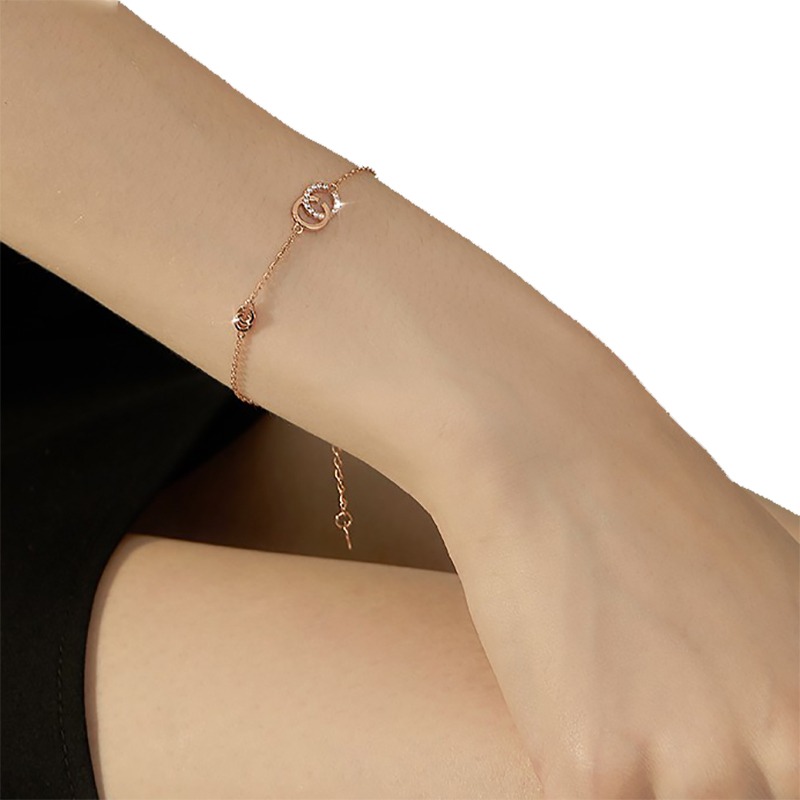 T400双C字母手链