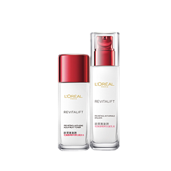 欧莱雅 祛皱紧致水乳护肤套装