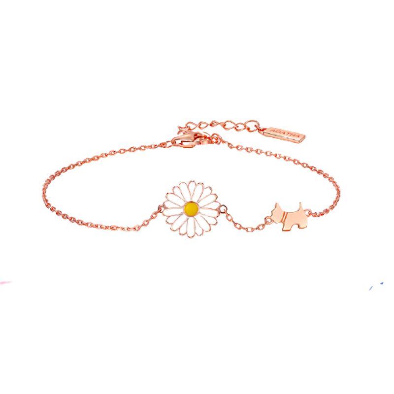 瑷嘉莎 玫瑰金配色 手链