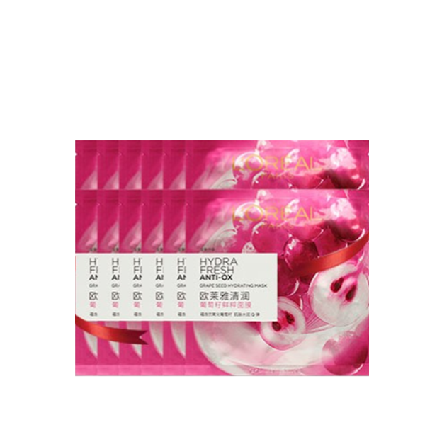 欧莱雅 葡萄籽鲜粹面膜