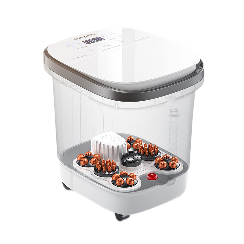 红心 蓝光触摸大屏足浴盆