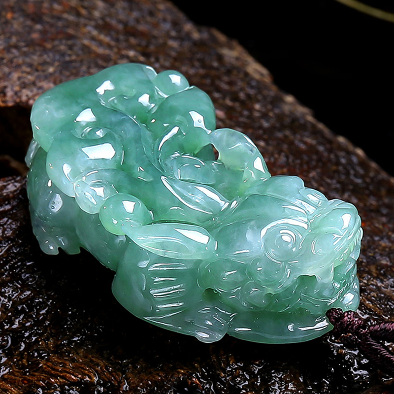 祥祯福珠宝 冰种满色翡翠吊坠