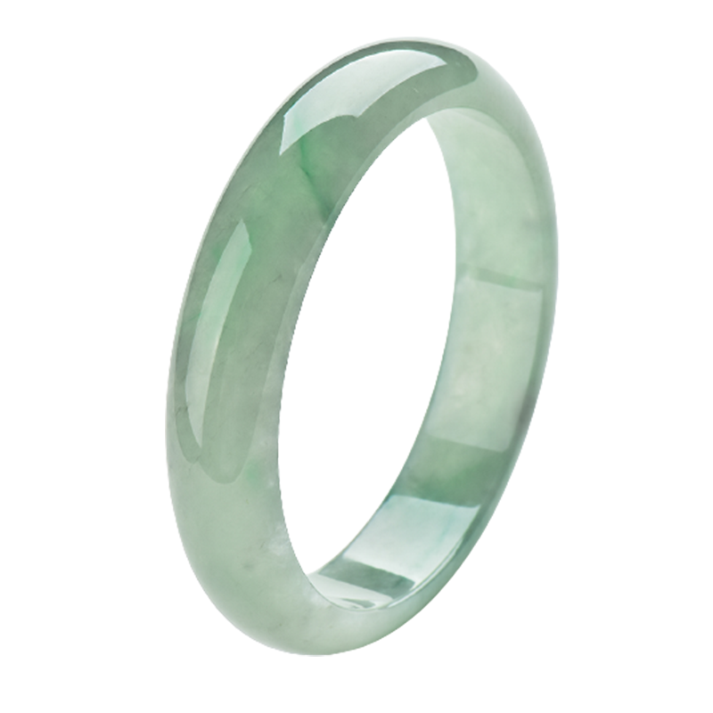 玉萌色 冰糯种 翡翠手镯