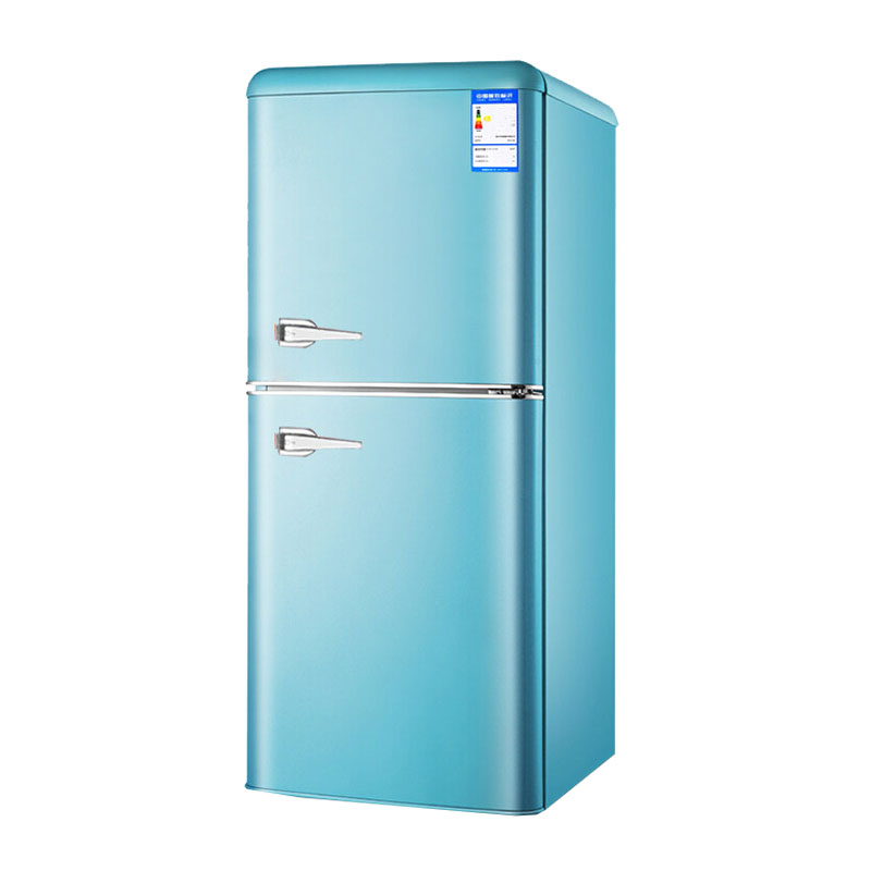 志高 小型复古冰箱