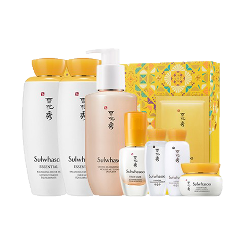 雪花秀 温和舒缓补水控油套装