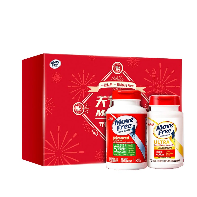 旭福 中老年 氨糖+骨胶原礼盒