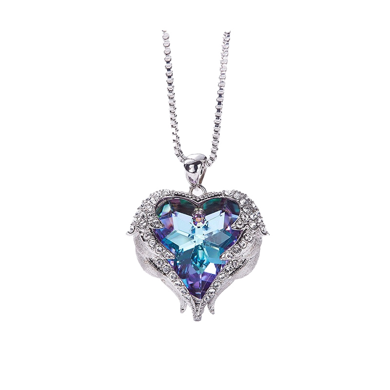 沫兰天使之心项链